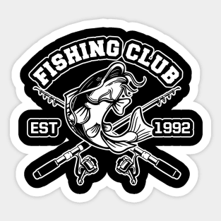 Fishing Club Sticker